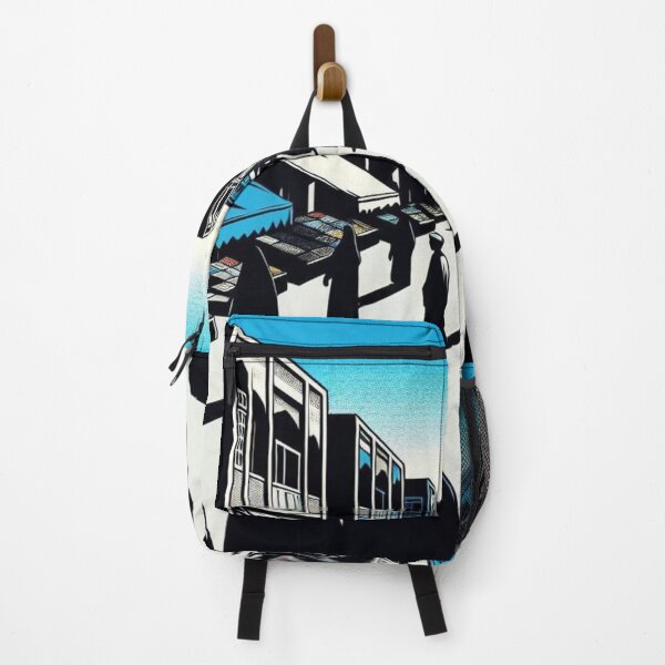 Item preview, Mashhad City Minimalist Comic Style Design – Bold Blue, Black & White Urban Art for Clothing & Accessories designed and sold by knalpot-design.