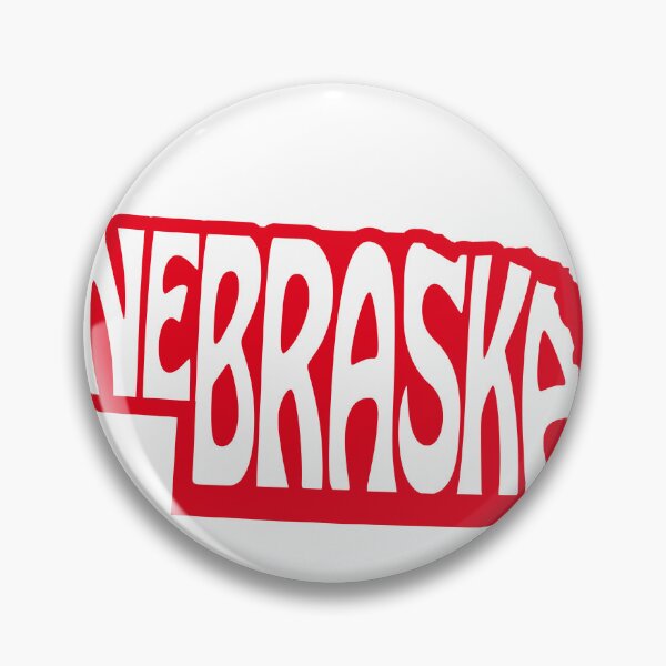 Item preview, Nebraska Typography Husker Outline designed and sold by Elliott's Irish Exit.