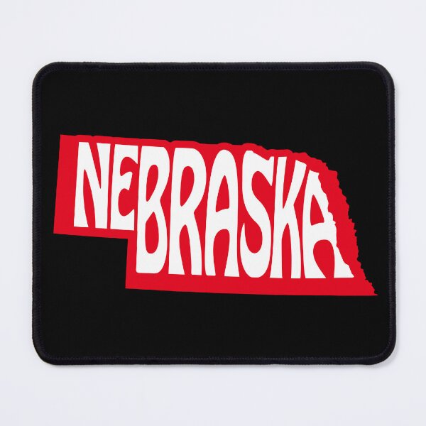 Item preview, Nebraska Typography Husker Outline designed and sold by Elliott's Irish Exit.