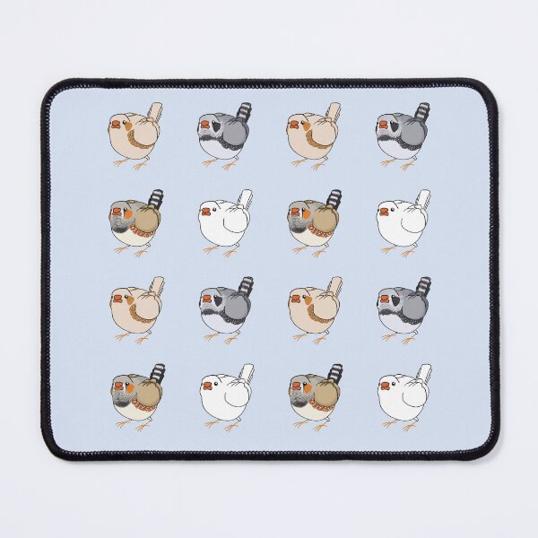 Item preview, Zebra Finch Varieties Pattern designed and sold by BirbdoodlesShop.
