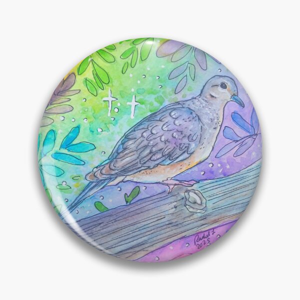 Item preview, Mourning Dove Watercolor designed and sold by RLawrenceArt.
