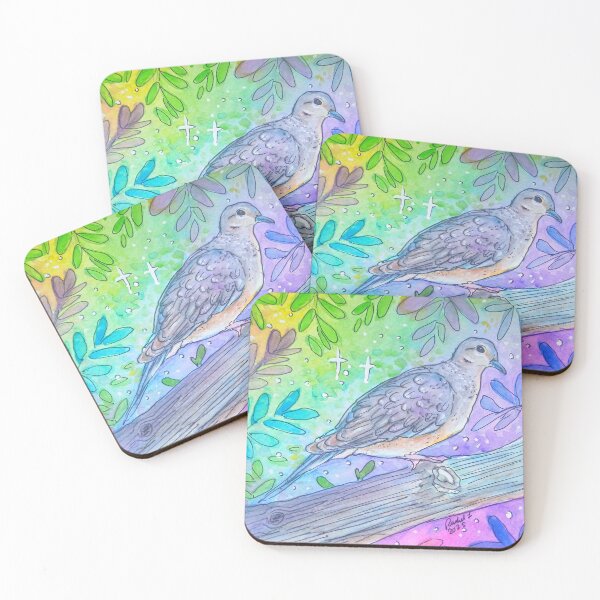 Item preview, Mourning Dove Watercolor designed and sold by RLawrenceArt.