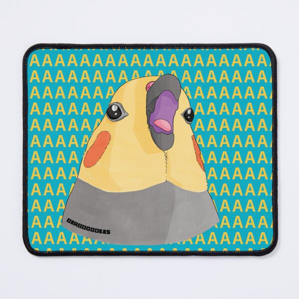 Item preview, Funny Screaming Cockatiel AAA Bird Meme designed and sold by BirbdoodlesShop.
