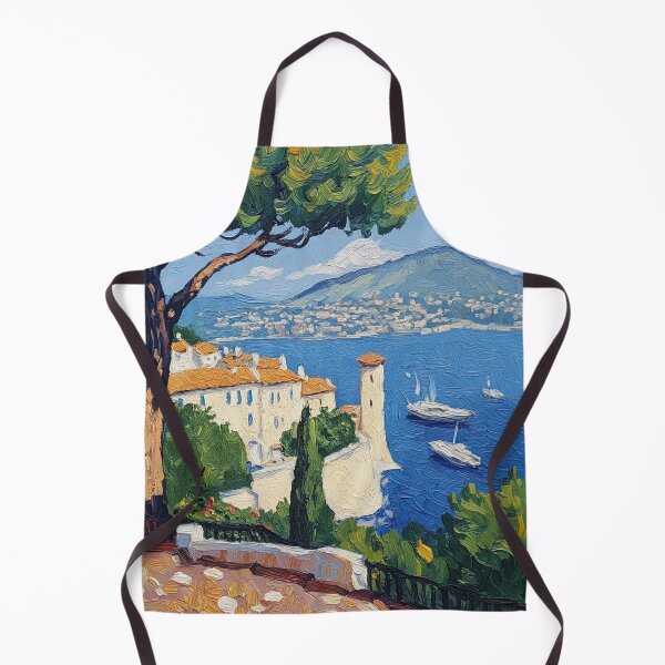Item preview, Monaco landscape | Post-impressionist painting style designed and sold by ComicsFactory.