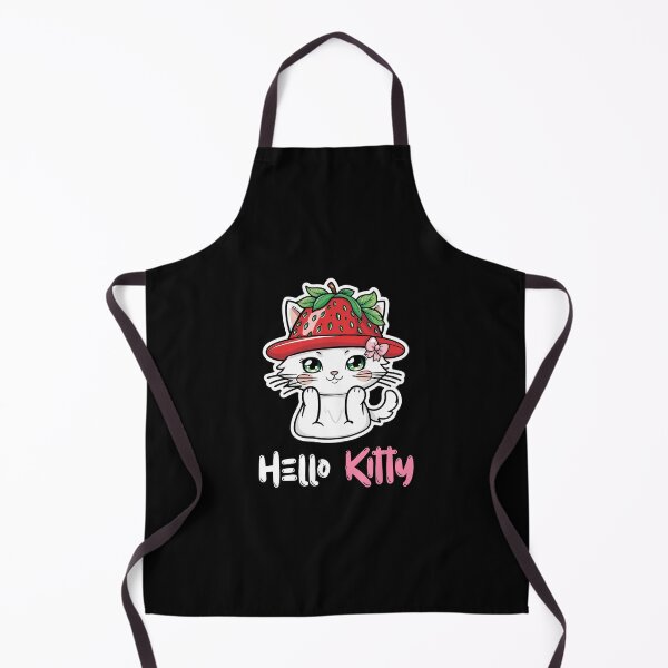 Item preview, Strawberry Hellow Kitty Shirt – Cat Shirt Style designed and sold by Meow Cat.