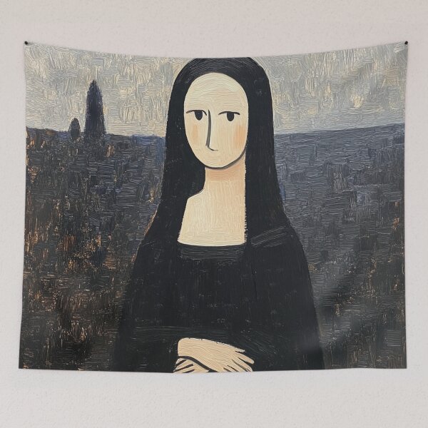 Item preview, Monalisa | Post-impressionist painting style designed and sold by ComicsFactory.