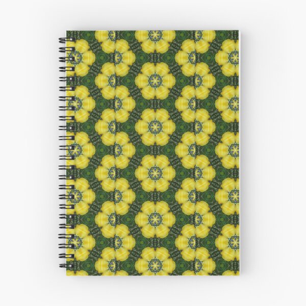 Item preview, Yellow Flower and Star Kaleidoscope Infinity Pattern 1 designed and sold by After 10 POD Designs.