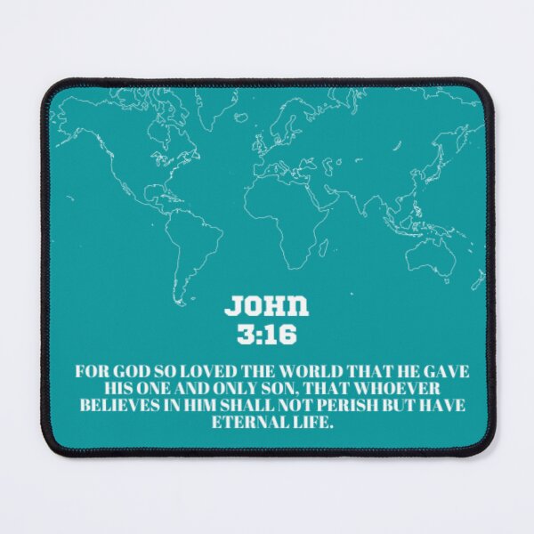 Item preview, World Map designed and sold by Daily Bible Quotes.