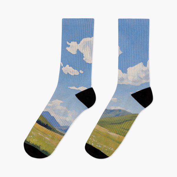 Item preview, Mongolia landscape | Post-impressionist painting style designed and sold by ComicsFactory.