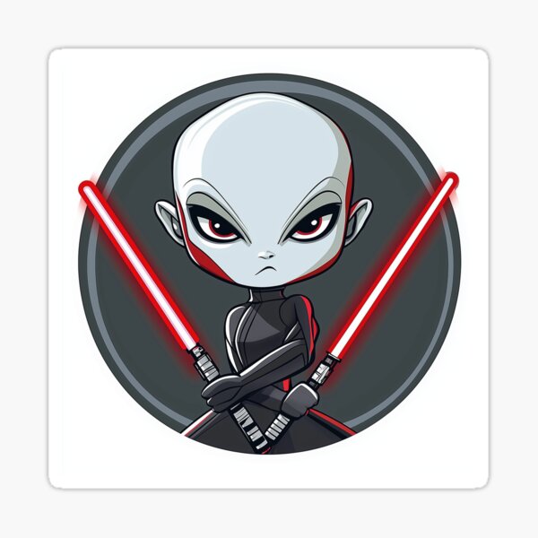 Item preview,  Chibi Asajj Ventress designed and sold by Tiny Rebel Art.