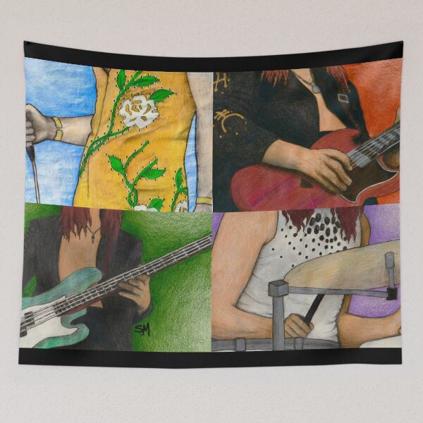 Item preview, Greta Van Fleet Grid designed and sold by idraw&whatnot.