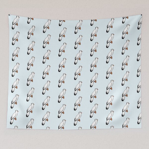 Item preview, Bird sitting cute cage branch sweet pet parrot fun designed and sold by shirt-o-mat.