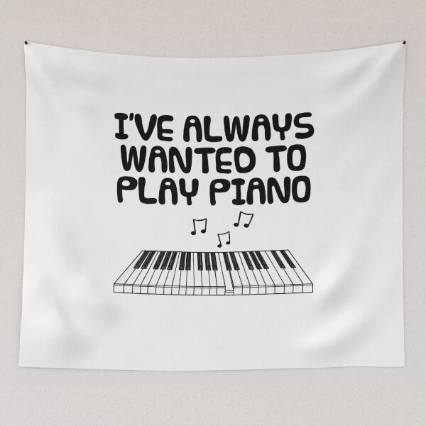 Item preview, I've Always Wanted To Learn Piano designed and sold by doodlerob.