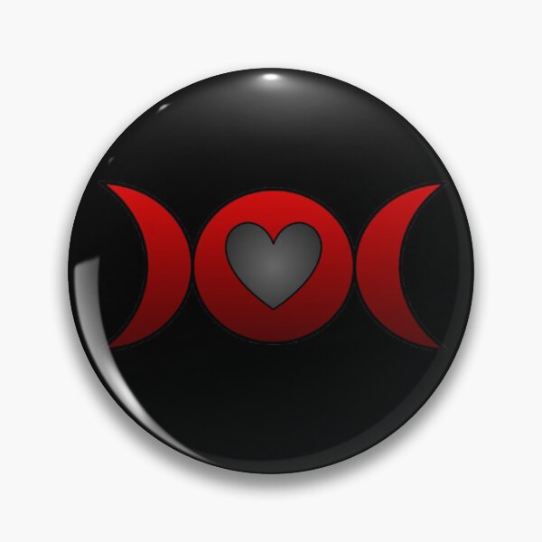 Item preview, Triple Moon Heart designed and sold by SillyFunVibes.