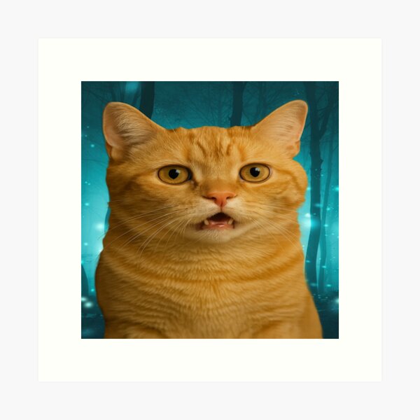 Item preview, Cat Meme: He wandered into a magical forest. designed and sold by tacoDaBomb.