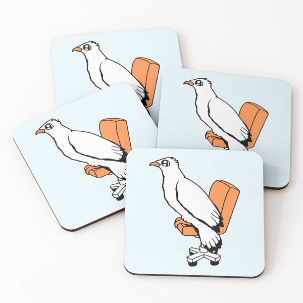 Item preview, Bird sitting chair desk swivel work office job designed and sold by shirt-o-mat.