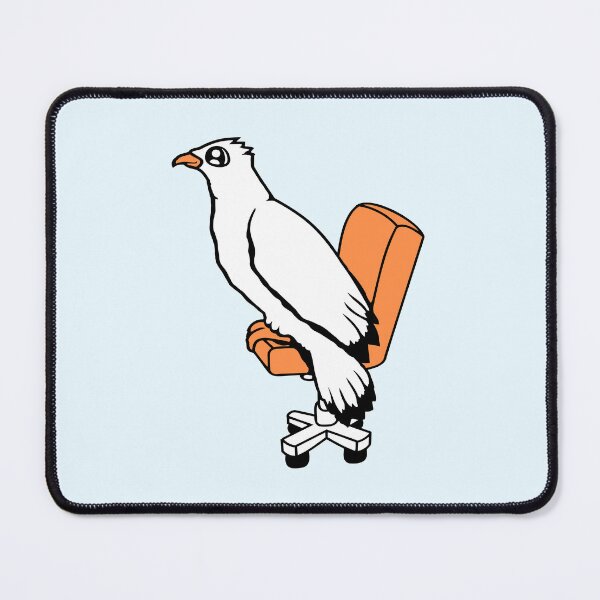 Item preview, Bird sitting chair desk swivel work office job designed and sold by shirt-o-mat.