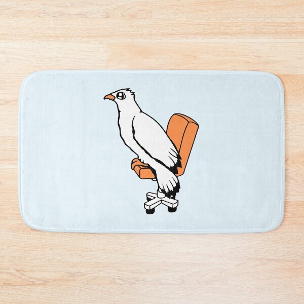 Item preview, Bird sitting chair desk swivel work office job designed and sold by shirt-o-mat.