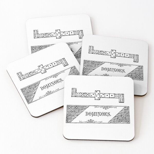 Item preview, Vintage Dominoes Illustration - Classic Game Art designed and sold by WorldLily.