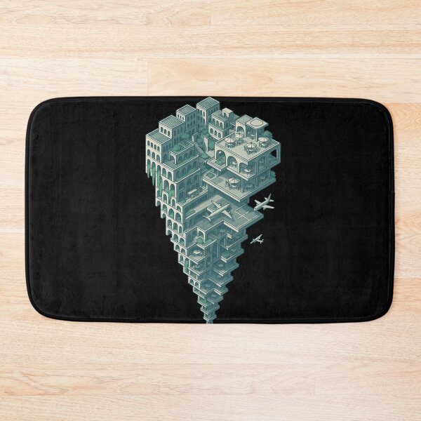 Item preview, Endless Escher City – Modern MC Escher-Inspired Vector Illusion Art designed and sold by WAUZ.