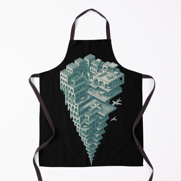 Item preview, Endless Escher City – Modern MC Escher-Inspired Vector Illusion Art designed and sold by WAUZ.