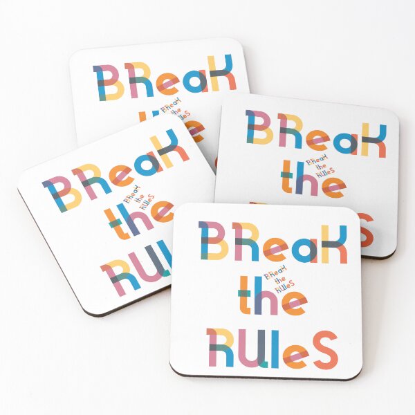 Item preview, Break the Rules 1 designed and sold by WordyDreams.