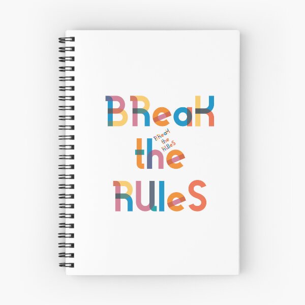 Item preview, Break the Rules 1 designed and sold by WordyDreams.