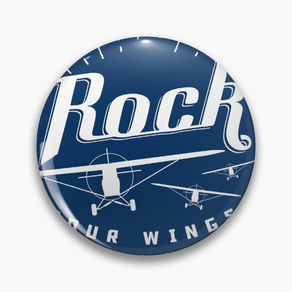 Item preview, Rock Your Wings - Featuring Highwing Taildragger Piper Cub (White) designed and sold by ideastudio918.