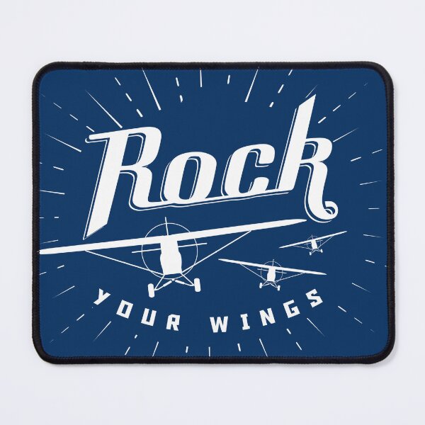 Item preview, Rock Your Wings - Featuring Highwing Taildragger Piper Cub (White) designed and sold by ideastudio918.