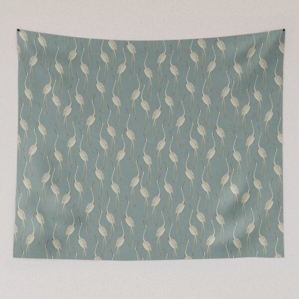 Item preview, Graceful Herons - Light Blue Grey designed and sold by Sarah Thorpe Designs .