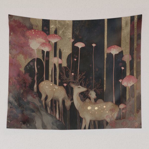 Item preview, The Antlered Choir designed and sold by SporeandCanvas.