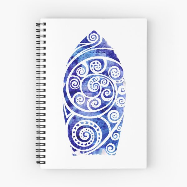 Item preview, Watercolor Surfboard designed and sold by Katyau.