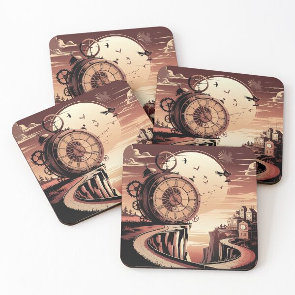 Item preview, sunset in surreal steampunk style designed and sold by Lilashakti ⭐️ ⭐️ ⭐️ ⭐️ ⭐️.