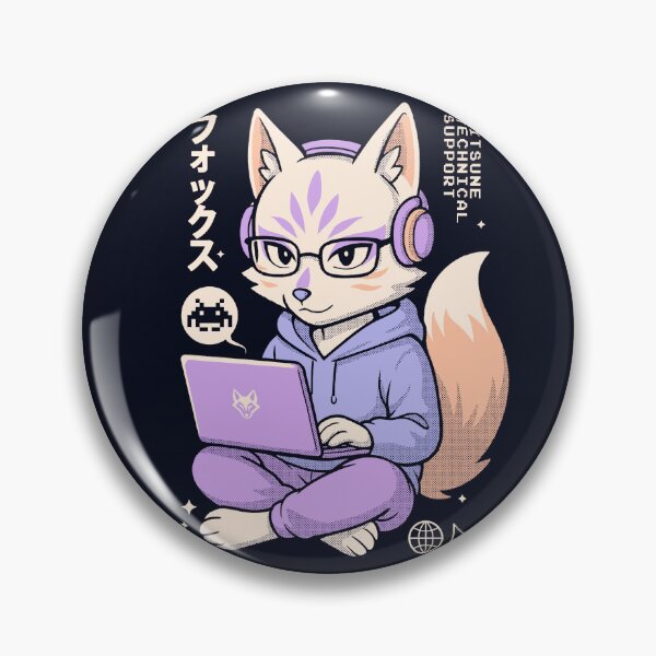 Item preview, Kitsune Tech Support  designed and sold by Eoli Studio.