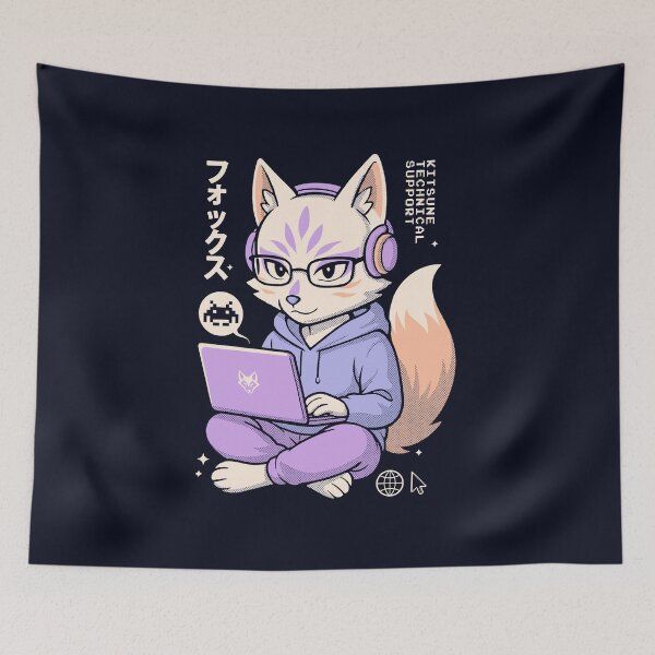 Item preview, Kitsune Tech Support  designed and sold by Eoli Studio.