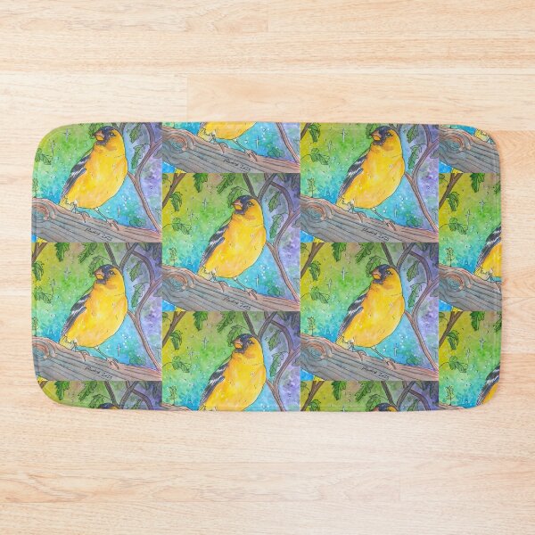 Item preview, Yellow Finch In a tree designed and sold by RLawrenceArt.