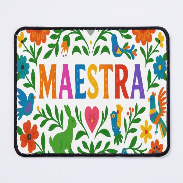 Item preview, Maestra | Colorful Folk Art Teacher Design designed and sold by Mi Clase Divertida.