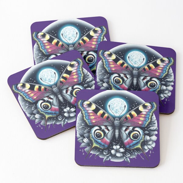 Item preview, Blue Butterfly Wall Art: Mysterious Night Sky Design for Home Decor & Fashion designed and sold by Karina Creative Studio.