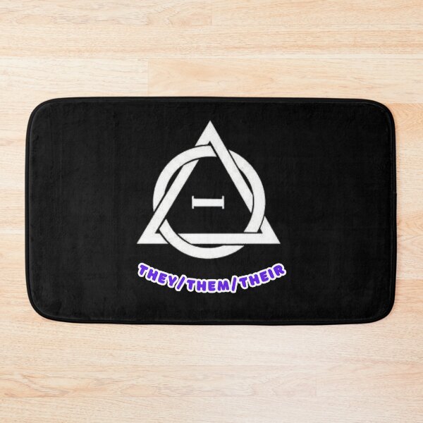 Item preview, They Them Their Pronouns Therian Therianthropy Symbol Design designed and sold by Artography Designs.