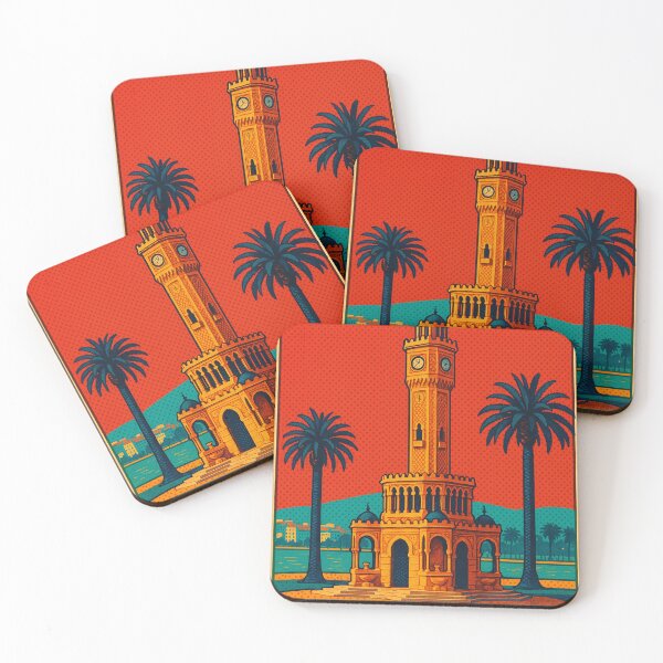 Item preview, Vibrant Izmir Skyline | Retro Pop Art Travel Poster | Colorful Izmir Art | Aesthetic Turkey City Poster | Retro Cityscape Design designed and sold by PaintedPixels01.