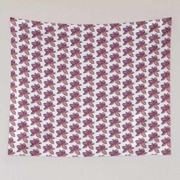 Item preview, Day Lily in Purple Triangles Infinity (light) designed and sold by After 10 POD Designs.