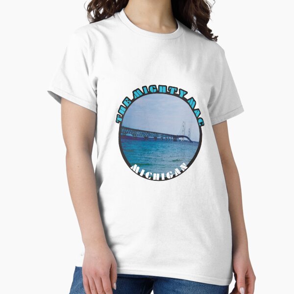 Item preview, The Mighty Mac View from Mackinaw City designed and sold by murphinator2000.