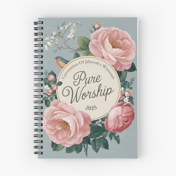 Item preview, Worship 2025 Notebook Convention Of Jehovah's Witnesses Gift Idea designed and sold by stickersworld31.
