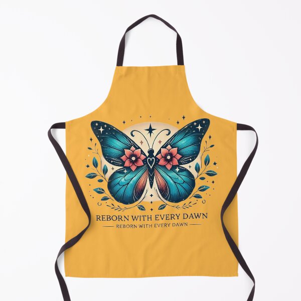 Item preview, Spiritual Rebirth: Blue Butterfly Design with Flowers and Stars for Lovers of Transformation and Personal Growth designed and sold by karina360.