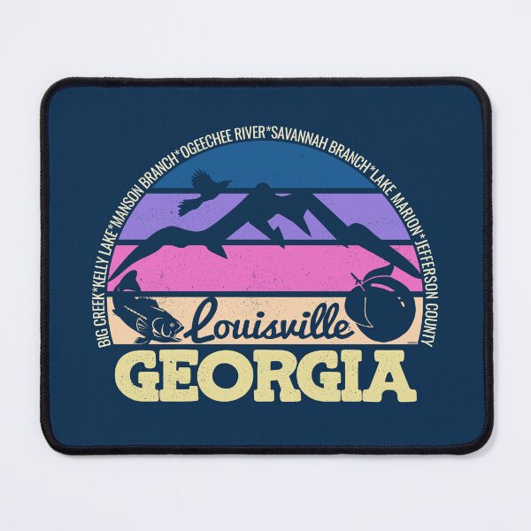 Item preview, Louisville Georgia Sunset Retro Vintage Local Pride Logo designed and sold by CRHPOD20.