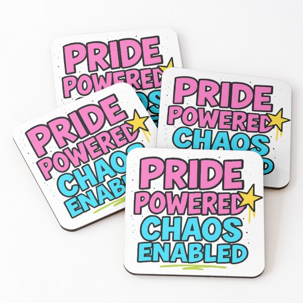Item preview, Pride Powered Chaos Enabled – Vibrant Pride Art designed and sold by Haus Of Sin.