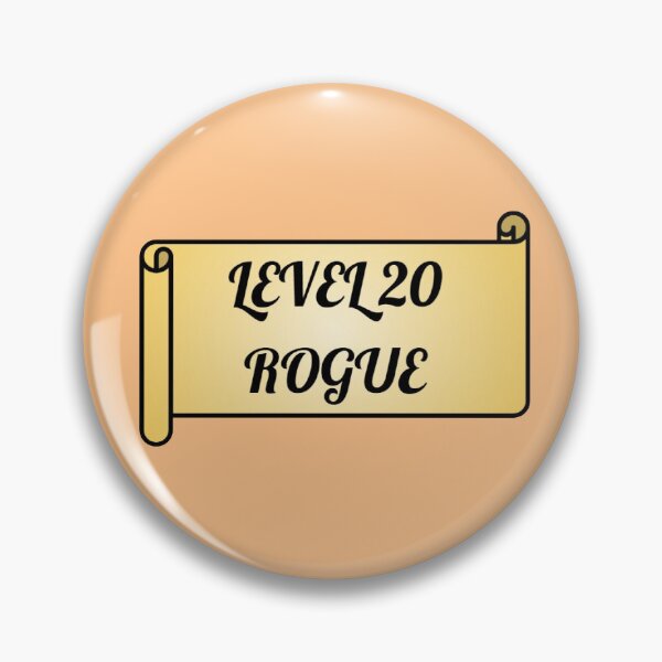 Item preview, LEVEL 20 ROGUE designed and sold by SillyFunVibes.