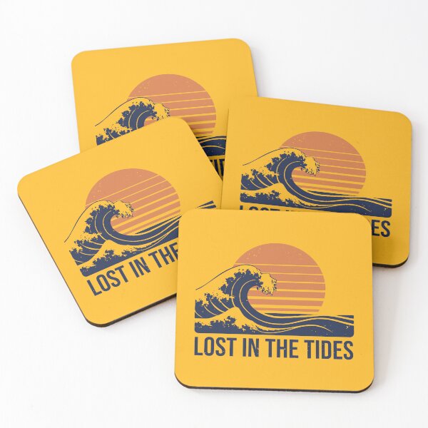 Item preview, Lost in the Tides, Retro Sunset Beach designed and sold by FlashCraft Design.