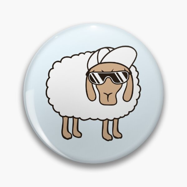 Item preview, Cool Sheep Sunglasses Cap Hat Summer Funny Dude designed and sold by shirt-o-mat.
