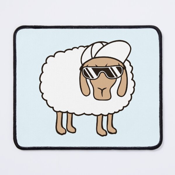 Item preview, Cool Sheep Sunglasses Cap Hat Summer Funny Dude designed and sold by shirt-o-mat.